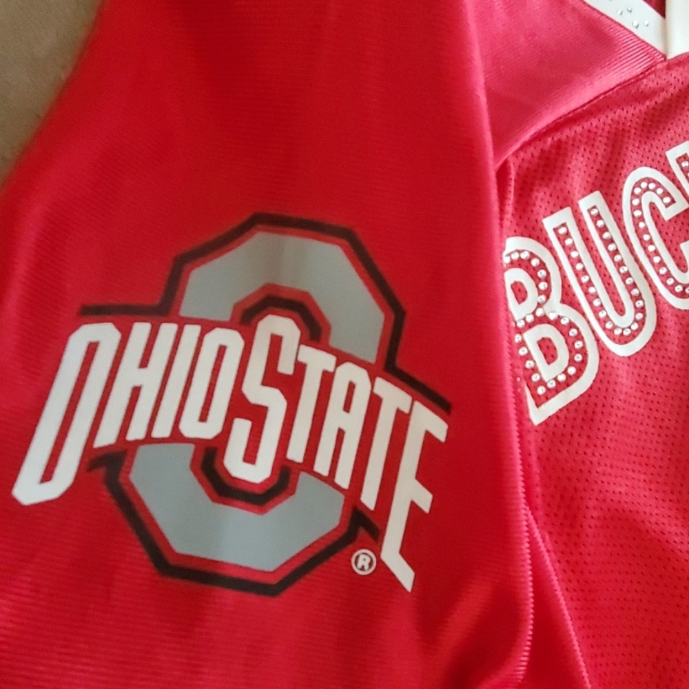 Ohio State Glitter and Rhinestone Jersey - Picture 5 of 7